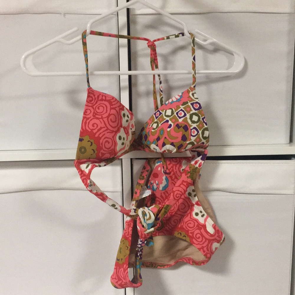 J. Crew medallion bikini swim suit, size small.